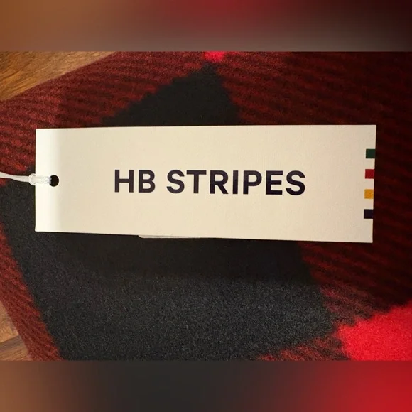 BNWT RARE NEW 2-pack Hudson’s Bay Company HBC Stripes Fleece Pillow Cushions - Picture 7 of 8